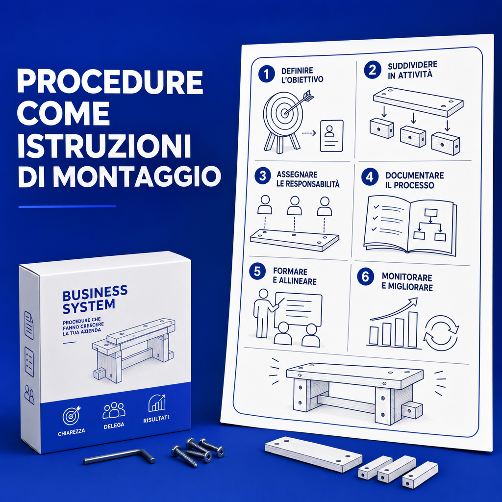 PROCEDURE COME ISTRUZIONI DI MONTAGGIO